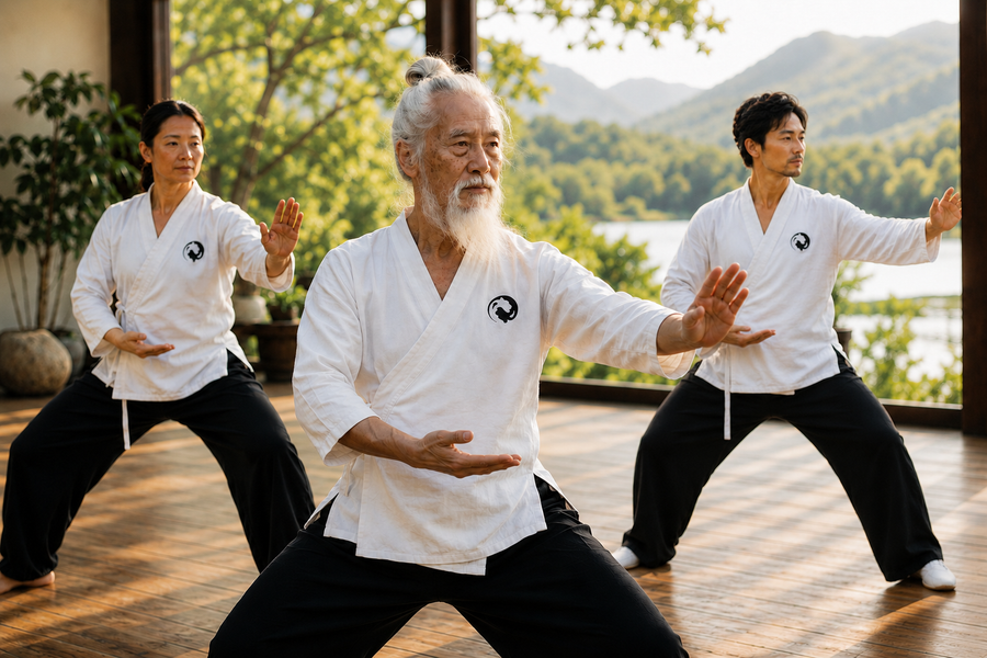 A live White Tiger Qigong session