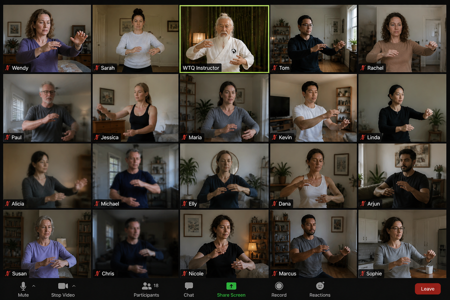 A live online White Tiger Qigong class